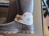 a box with a pair of boots on top of it