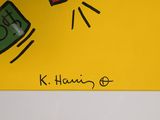 a yellow card with a drawing of a fire hydrant and money on it