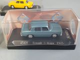 two toy cars in a clear box on a table
