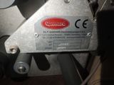 a close up of a machine with a label on it