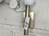 a light that is on the side of a building