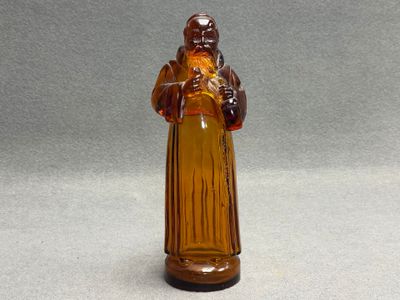 LEJAY-LAGOUTE. Bouteille publicitaire en verre ambré en form…