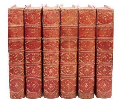 MOLIÈRE. Œuvres. Paris, P. Didot l'aîné, 1791. 6 volumes gra…