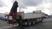 CAMION PLATEAU GRUE VOLVO 6X4 FMX410 équipé GRUE HYVA HC183X… (photo 5)