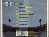the back of a cd case with a picture of a baseball field