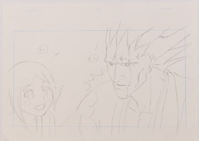 d'après l'œuvre de Tite Kubo (久保 帯人) - Bleach (ブリーチ) Genga à…