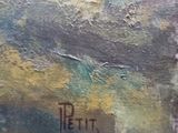 an image of a painting of a sky with clouds in the background