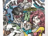 la couverture d'une bande dessinée sur laquelle figurent plusieurs personnages