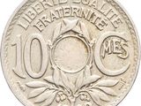 an image of a coin with the number ten on it