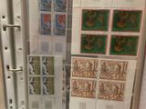 a binder that has a bunch of stamps on it