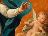 an image of a painting of a woman holding a child