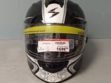 a helmet that is sitting on a table