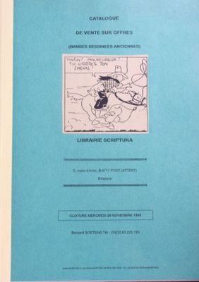 (Tintinophilie) Librairie Scripture, réunion de 15 catalogue…