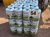 several rolls of toilet paper stacked on top of each other