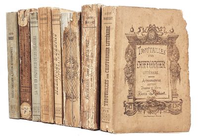 [Fac-similé d'autographes] ROUSSET (Alexis) : Ensemble 8 vol…