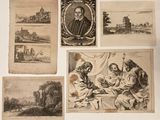 four pictures of a man and a woman sitting on a bench