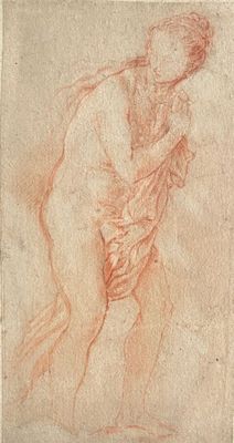 an image of a drawing of a woman holding a baby