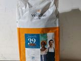 a bag of coffee that is sitting on a table