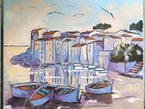 many boats that are sitting in the water