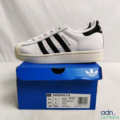 Chaussures adidas Superstar blanches et noires pour homme, pointure 9 5 5 5 5 5 5 5 5 5 5 5