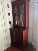 MEUBLE DEUX-CORPS vitrine en acajou et placage d'acajou, du … (photo 2)