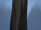 an image of a black coat on a mannequin stand