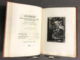an open book with a picture of a man on it