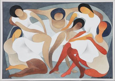 Marc VAUGELADE (1923-2001). Danseuses.