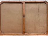 an image of a picture of a wooden frame with a canvas on it