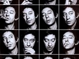 photographie en noir et blanc représentant plusieurs portraits d'un homme en train de fumer une cigarette