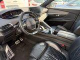 the interior of a car with black leather seats and a steering wheel