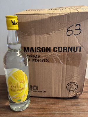 6 B. liqueur crémé de citron bio - maison Cornut - TVA récupérable  -  - Photo 1