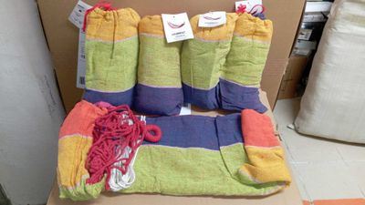 Lot de 5 hamacs (taille 190x80, poids max 200 kgs) - NEUF , …