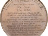 a close up of a medal on a white background