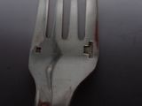 a fork that has been left on the table