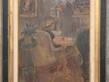 une image d'un tableau représentant une femme assise sur une chaise