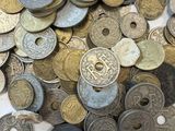 a lot of coins that are on a table