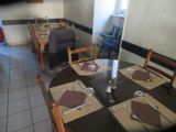 a table with place settings and place settings on it