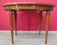 Table de salle à manger de style Louis XVI, avec une allonge… (photo 4)