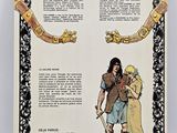 an image of a book with a picture of a man and a woman holding a sword