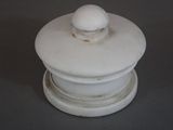 a white object that is sitting on top of a table