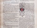 an open book with a picture of a man on it