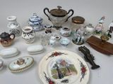 a table with a lot of different items on it