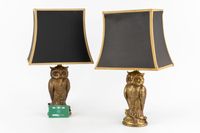 Loevsky & Loevsky, Deknudt, paire de lampes de table ornées … (photo 2)