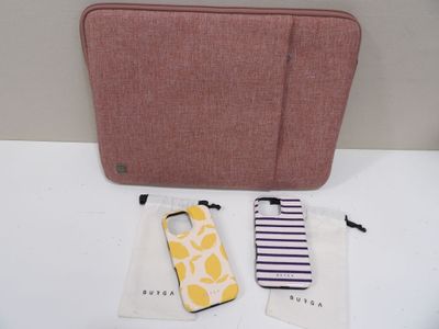 two cases and a bag on the table