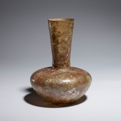 BOUTEILLE Verre H. 20,5 cm Méditerranée orientale, IIe-IVe s…