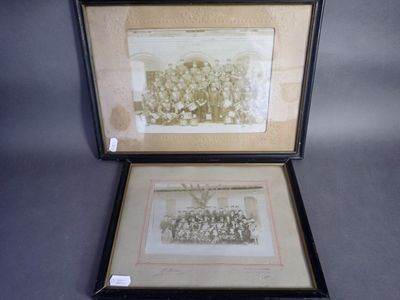 Lot comprenant 2 photographies de fanfare : Angoulême et Béa…