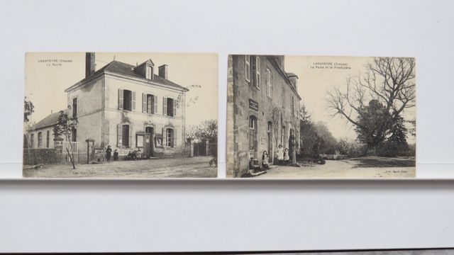 Ladapeyre Lot de 2cpa. (La Mairie : petit défaut)