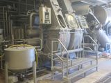 a large machine that is sitting inside of a building