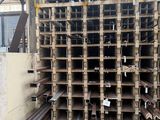 a picture of a large pile of steel bars